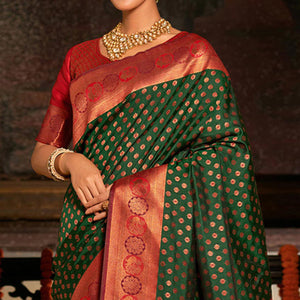 green-woven-banarasi-silk-saree-with-tassels-10