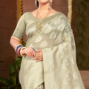 grey-floral-woven-kota-doria-saree-with-tassels