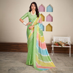 green-printed-chiffon-saree-14