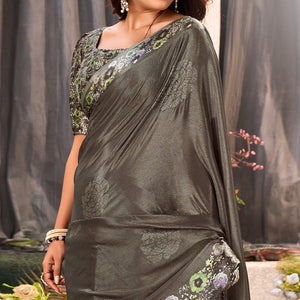 grey-floral-foil-printed-chiffon-saree-with-tassels