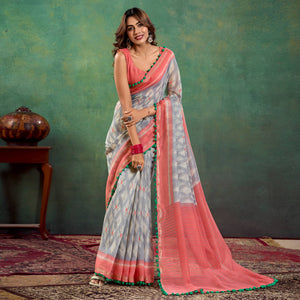 grey-ikkat-printed-mul-mul-cotton-saree