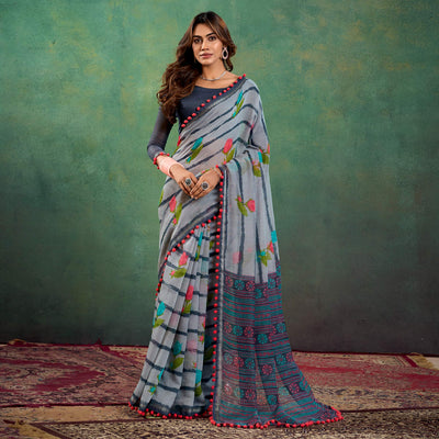 grey-floral-printed-mul-mul-cotton-saree