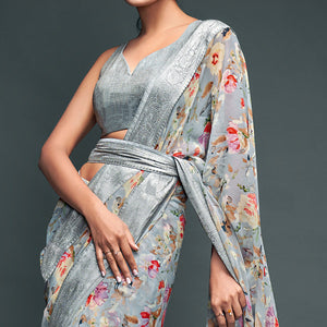 grey-floral-printed-georgette-saree-12