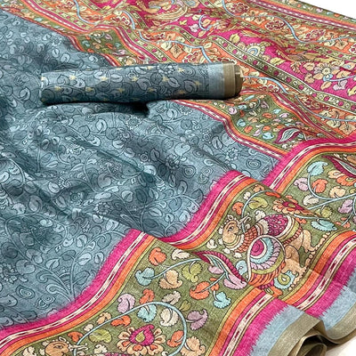 grey-floral-digital-printed-cotton-silk-saree-2