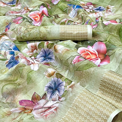 green-floral-digital-printed-cotton-silk-saree-4