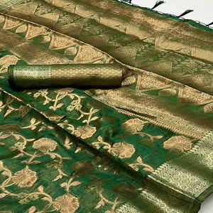 green-floral-woven-organza-saree-6