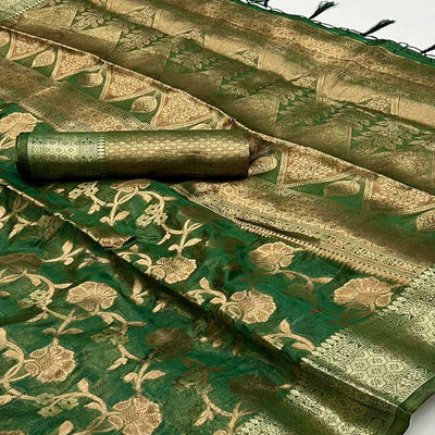 green-floral-woven-organza-saree-6