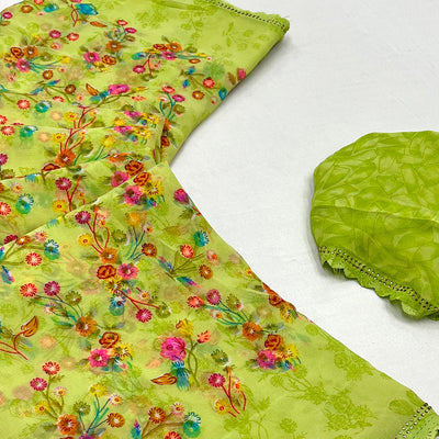 green-floral-printed-georgette-saree-13