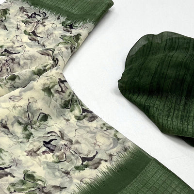 green-floral-printed-georgette-saree-12