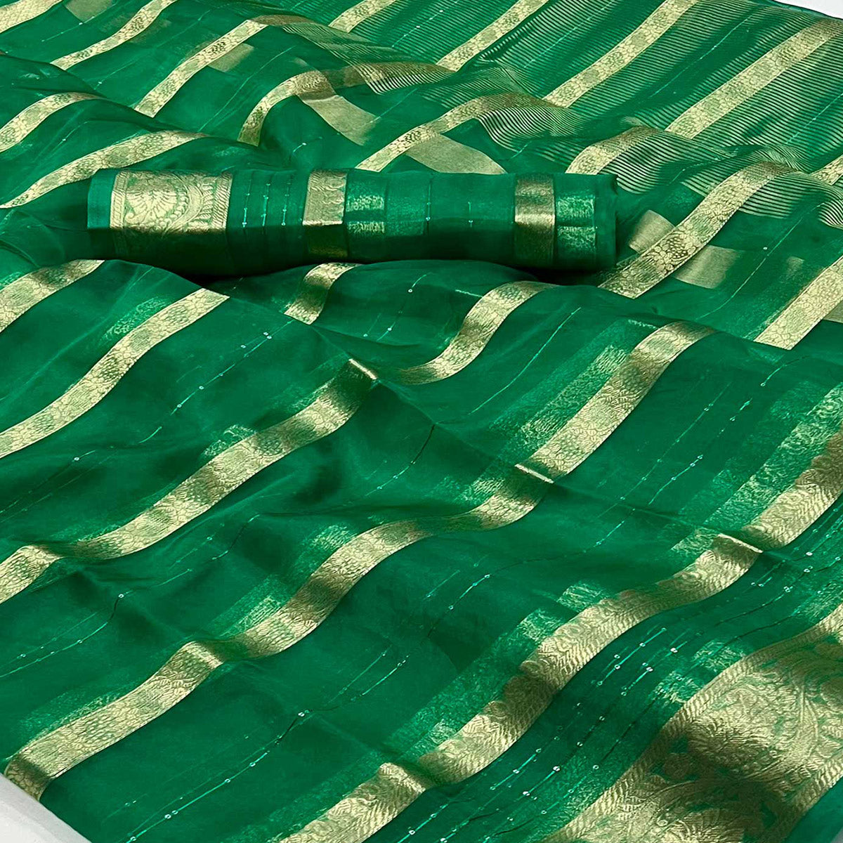 green-woven-organza-saree-8