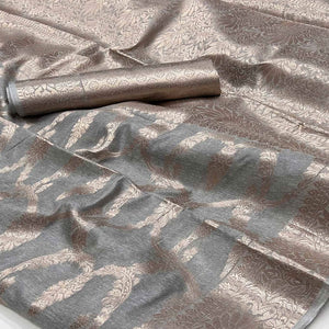 grey-floral-woven-cotton-silk-saree