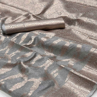 grey-floral-woven-cotton-silk-saree
