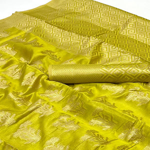 green-floral-woven-organza-saree-12