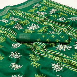green-printed-dola-silk-saree-with-woven-border
