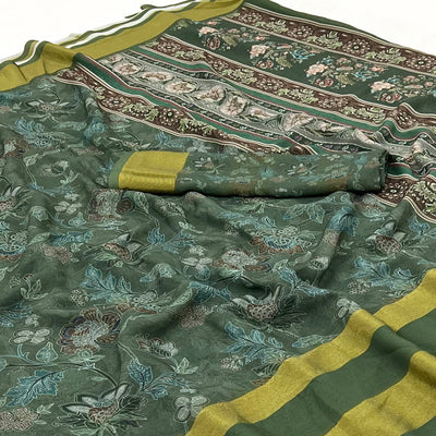 green-floral-digital-printed-georgette-saree-4