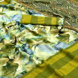 green-digital-printed-viscose-saree-3