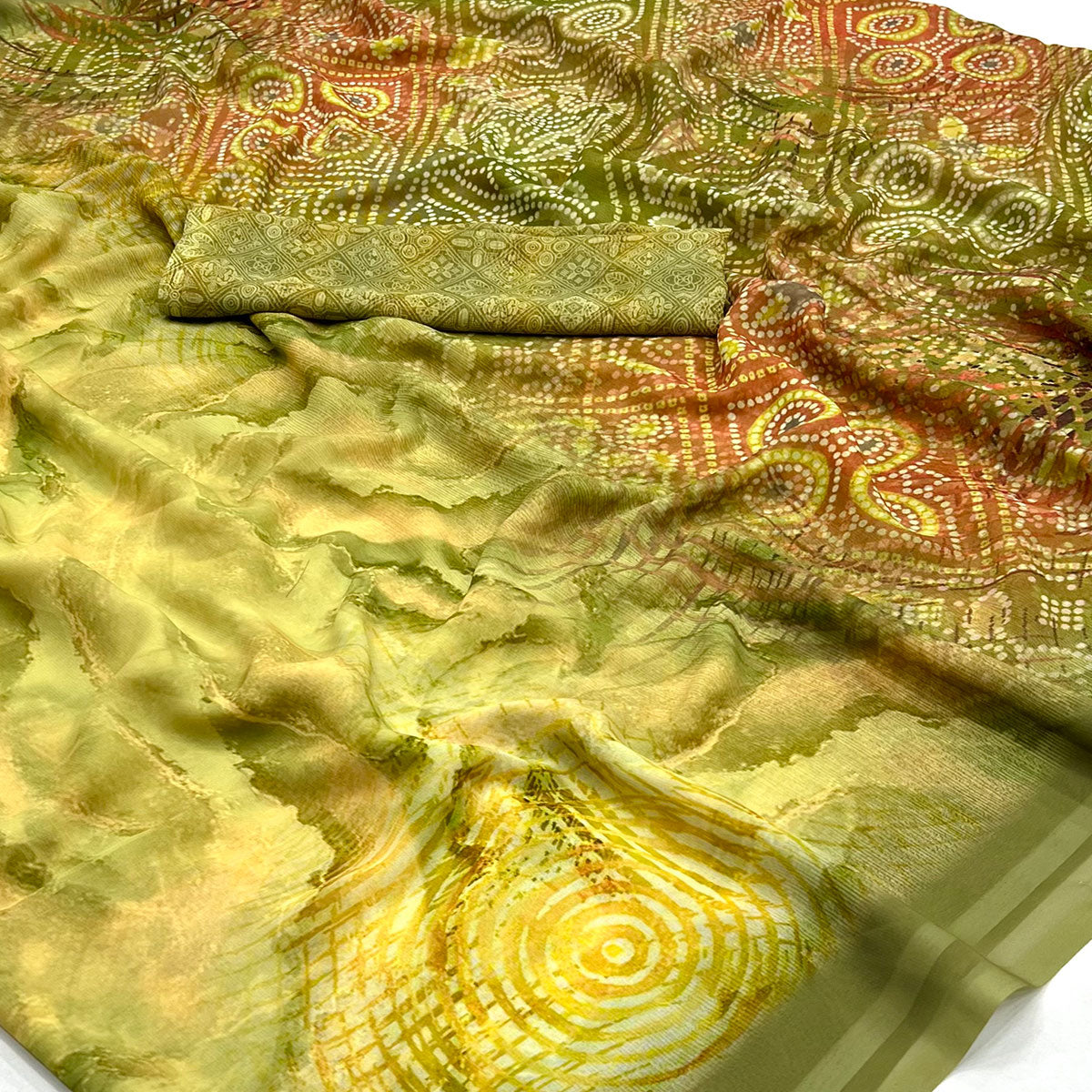 green-bandhani-digital-printed-georgette-saree