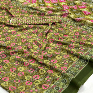 green-bandhani-digital-printed-georgette-saree-1