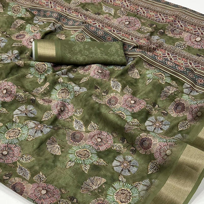 green-floral-digital-printed-moss-georgette-saree-with-zari-border-1