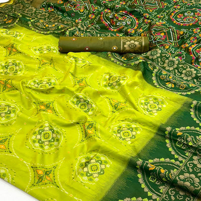 green-floral-woven-pure-silk-saree-14