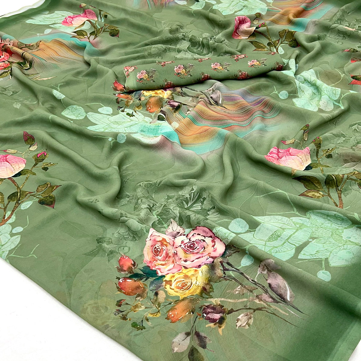 green-floral-digital-printed-georgette-saree-43