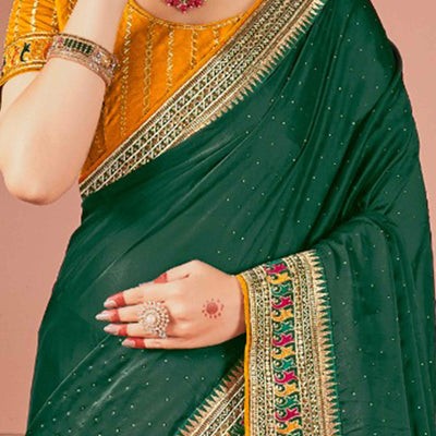 green-swarovski-work-satin-rangoli-saree-with-embroidered-border