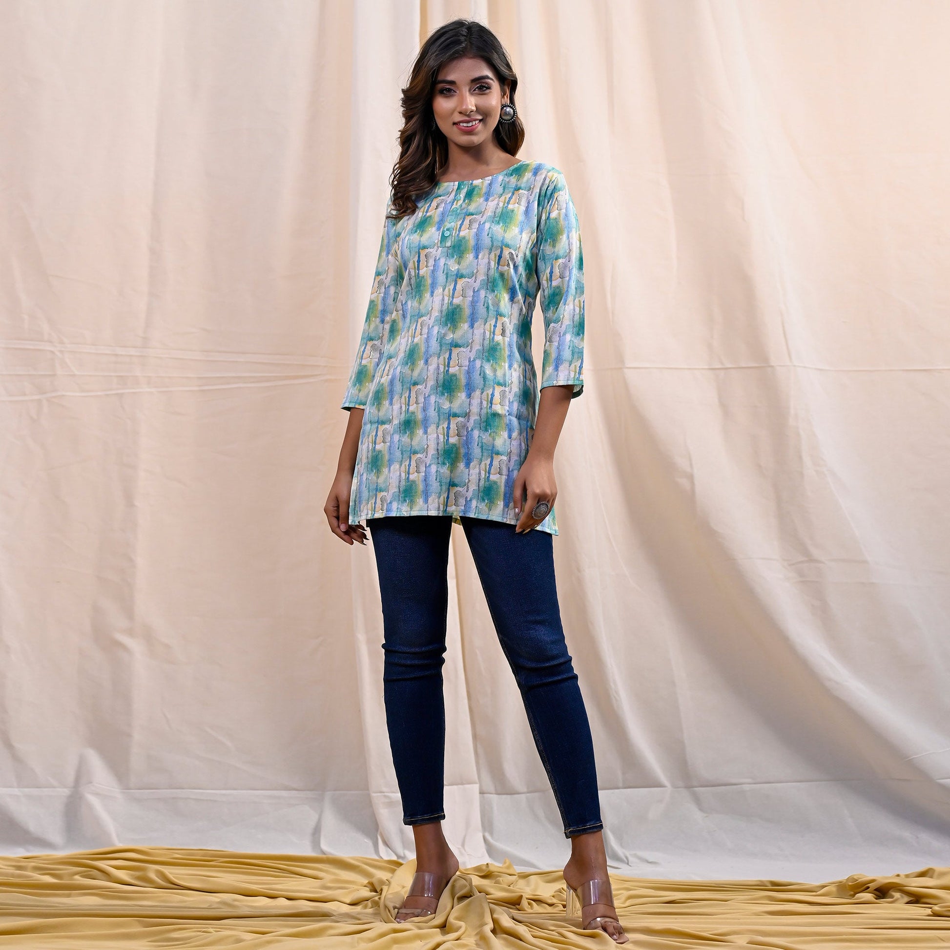 green-printed-rayon-top-2