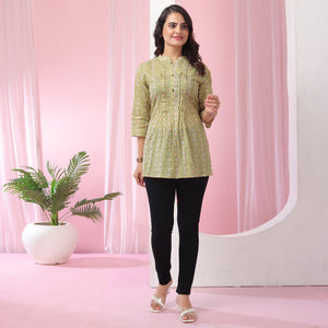 green-foil-printed-pure-cotton-top