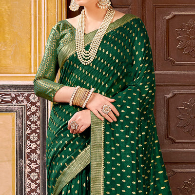 green-foil-printed-vichitra-silk-saree-1