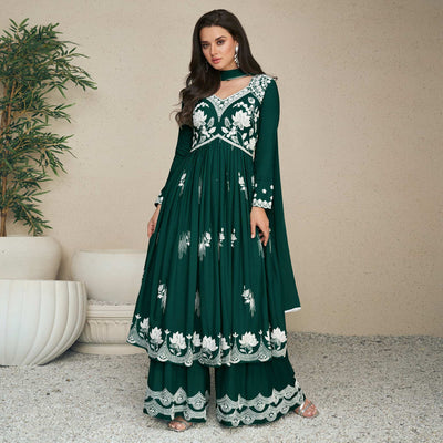 green-lucknowi-embroidered-rayon-palazzo-suit-4