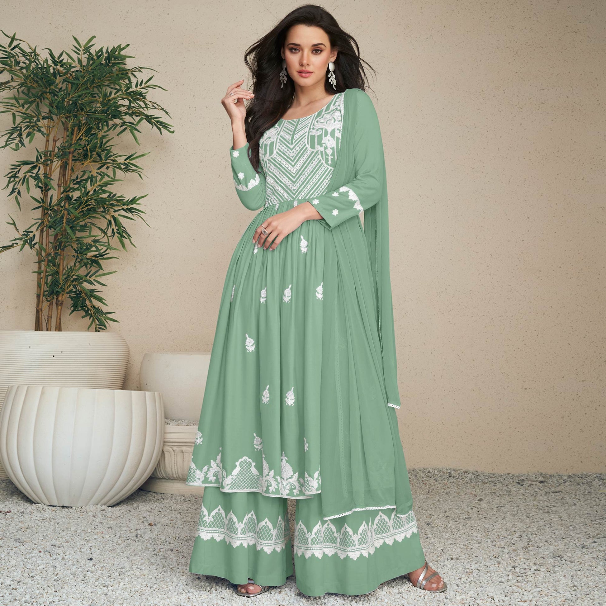green-lucknowi-embroidered-rayon-palazzo-suit-6
