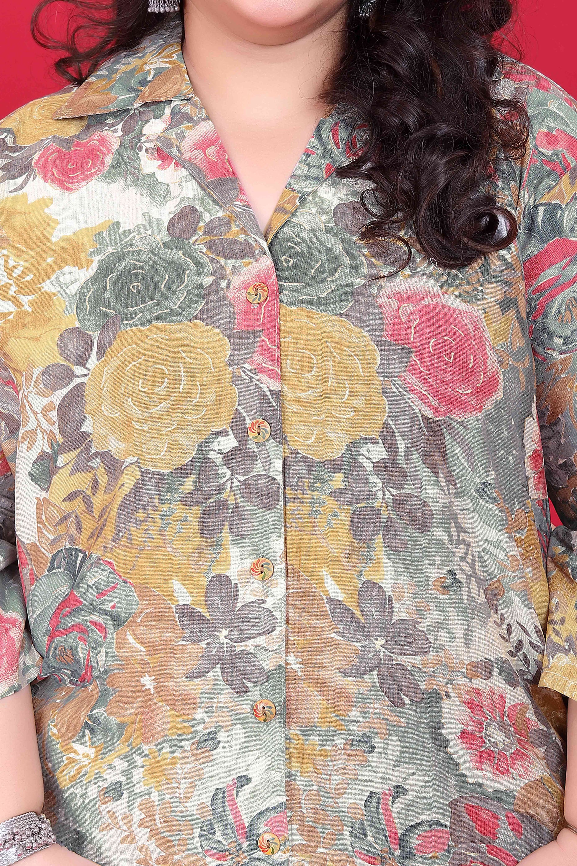 green-floral-printed-viscose-co-ord-set