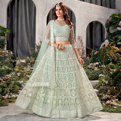 green-floral-sequins-embroidered-net-lehenga-choli
