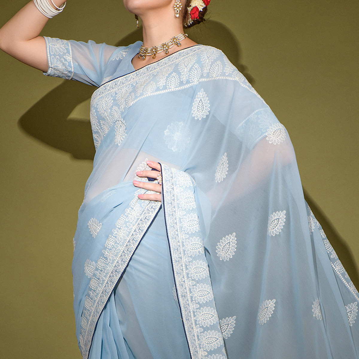 grey-floral-embroidered-georgette-saree-1