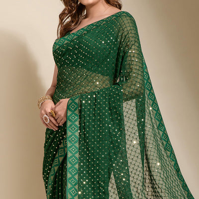 green-sequins-embroidered-georgette-saree-4