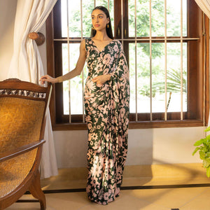 green-digital-printed-satin-saree-6