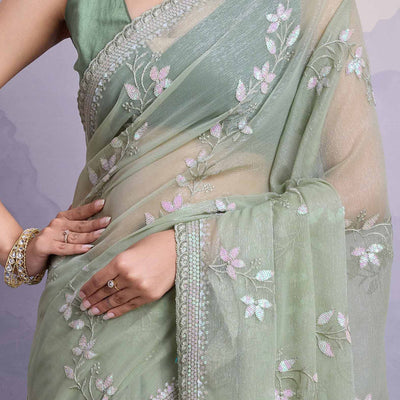 green-floral-sequins-embroidered-chiffon-saree-15