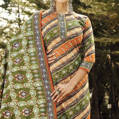 green-rust-printed-pashmina-suit