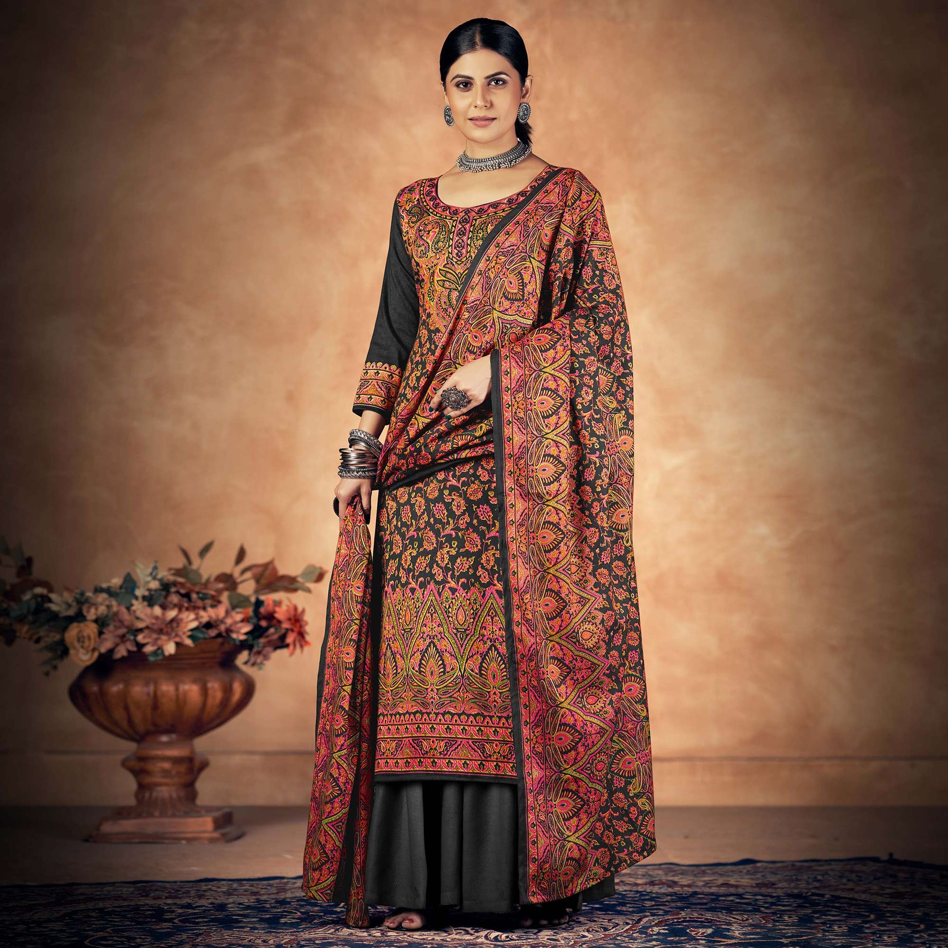grey-floral-printed-pashmina-woolen-suit