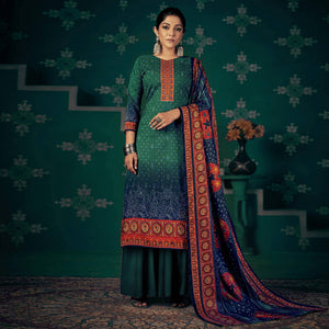 green-bandhani-printed-pashmina-salwar-suit-1