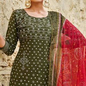 green-printed-pure-cotton-suit