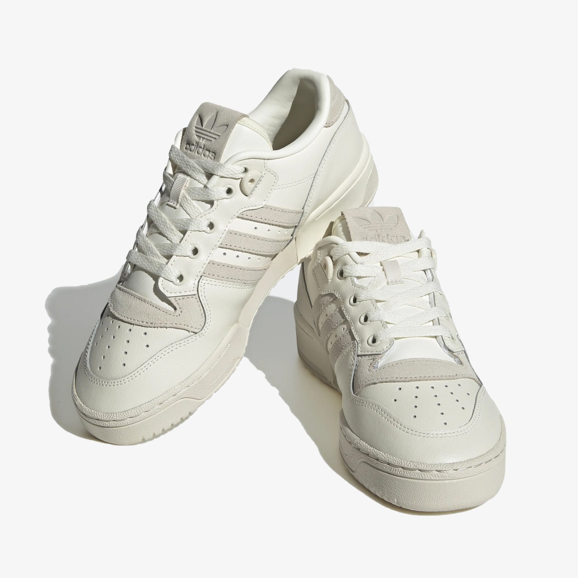 Adidas Originals | RIVALRY LOW  { OFF WHITE/ALUMINIUM
