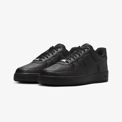 NIKE | AIR FORCE 1 '07 TEXTURE { BLACK/BLACK