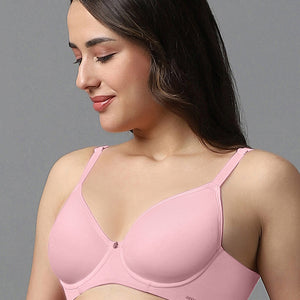 Airy Padded Wired Bra - Lilac Pink