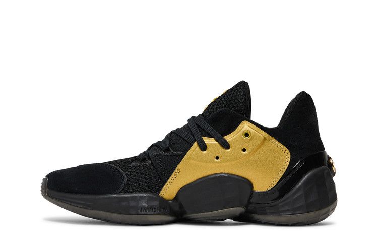 adidas Harden Vol. 4 Core Black Gold Metallic