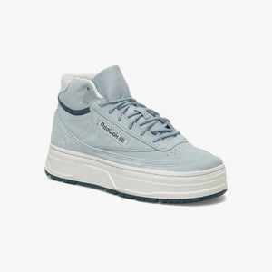 Reebok | CLUB C GEO MID  { GRAY/WHITE/WHITE