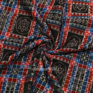 Multi Color Utkalaxmi Sambalpuri Ikat Cotton Fabric