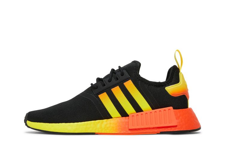 adidas NMD R1 Black Orange Yellow Gradient
