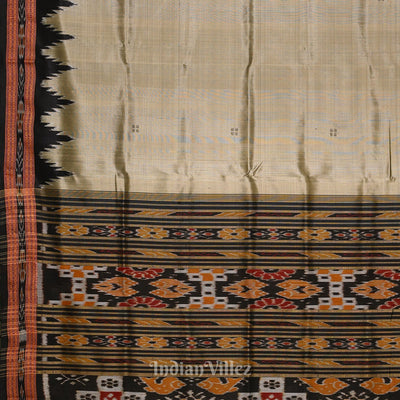 Cement Butta Design Odisha Handloom Silk Saree