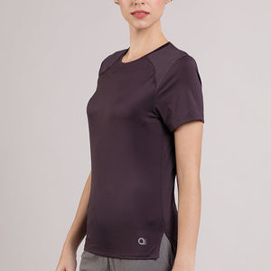 Energize Active Tee - Midnight Plum